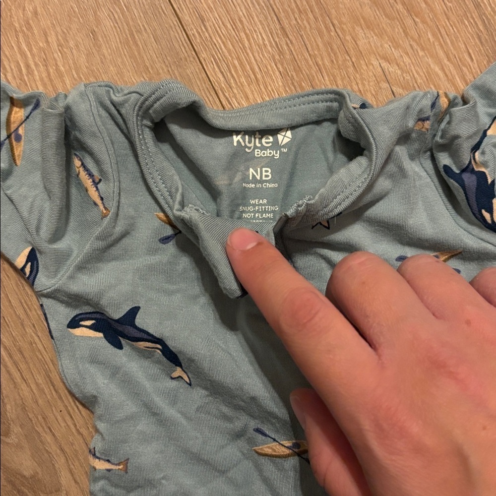 Kyte BABY Coastline Zippered Footie - Picture 2 of 3